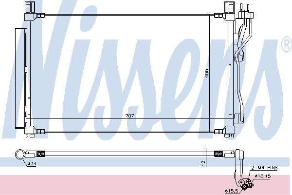 Nissens 940606 Cooler Module 940606