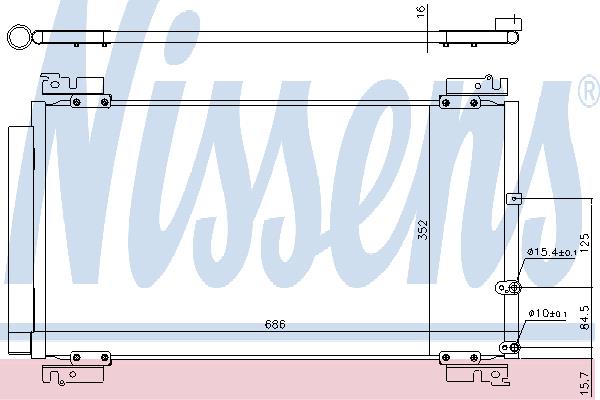 Nissens 940574 Cooler Module 940574