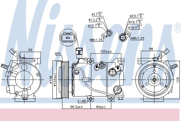 Nissens 890235 Compressor 890235