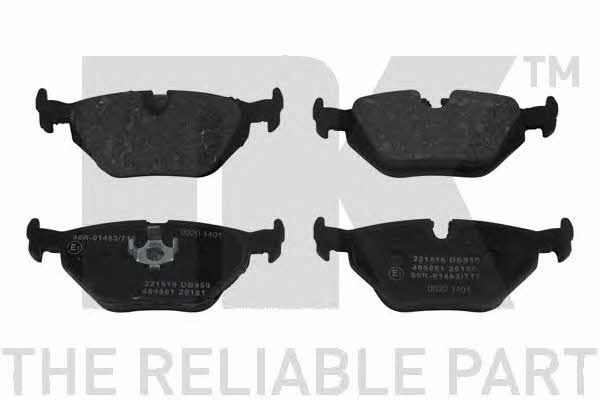 NK 221516 Brake Pad Set, disc brake 221516