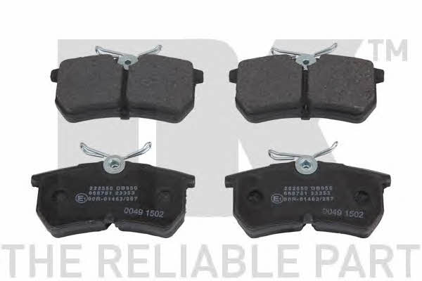 NK 222550 Brake Pad Set, disc brake 222550