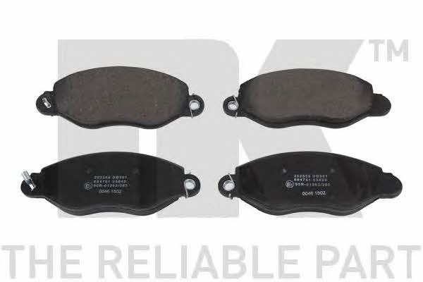 NK 222558 Brake Pad Set, disc brake 222558