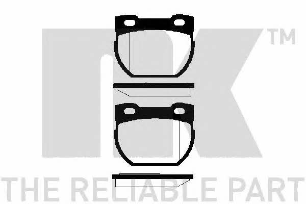 NK 224013 Brake Pad Set, disc brake 224013