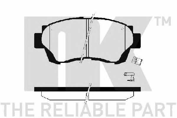 NK 224535 Brake Pad Set, disc brake 224535