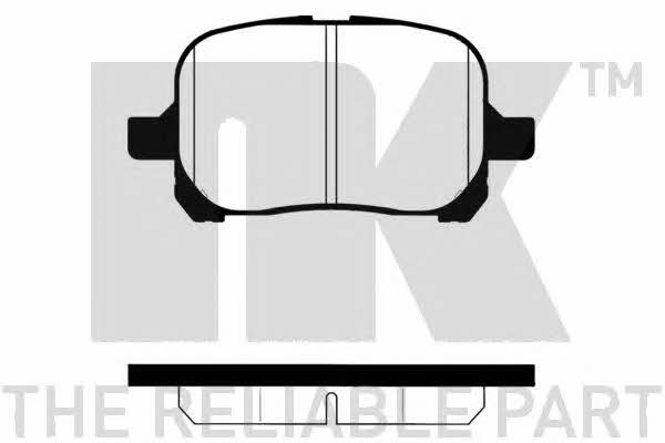 NK 224550 Brake Pad Set, disc brake 224550