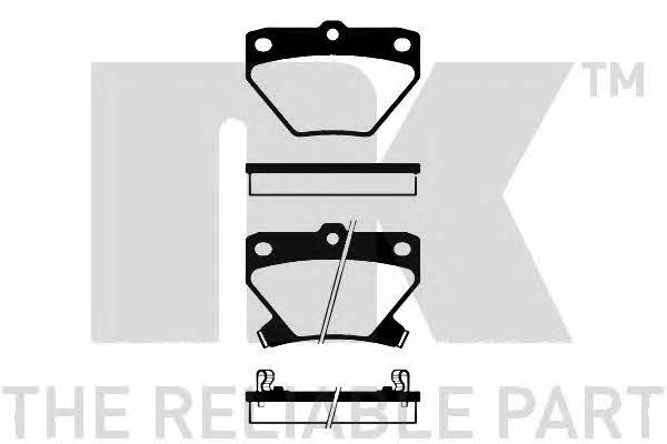 NK 224557 Brake Pad Set, disc brake 224557