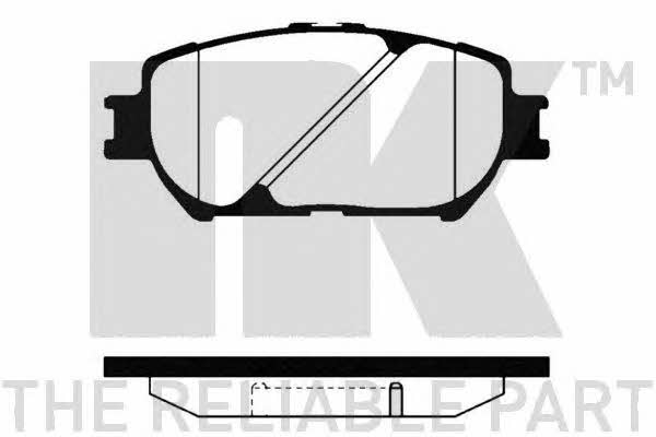 NK 224568 Brake Pad Set, disc brake 224568