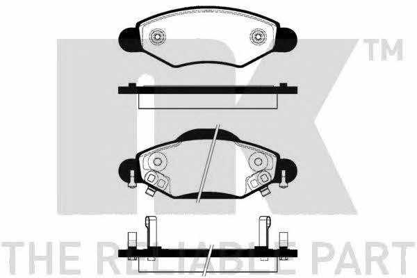 NK 224570 Brake Pad Set, disc brake 224570