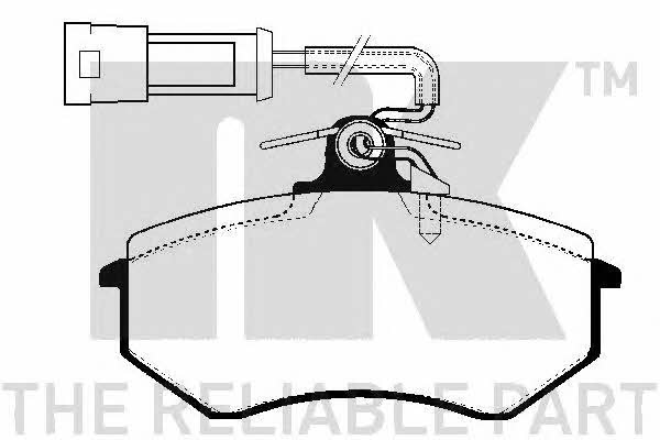 NK 224717 Brake Pad Set, disc brake 224717