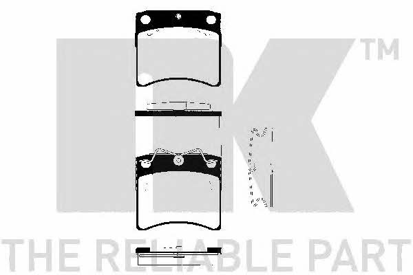 NK 224738 Brake Pad Set, disc brake 224738