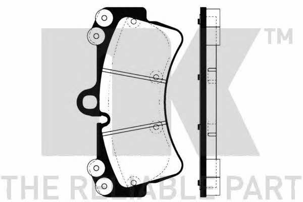 NK 224772 Brake Pad Set, disc brake 224772