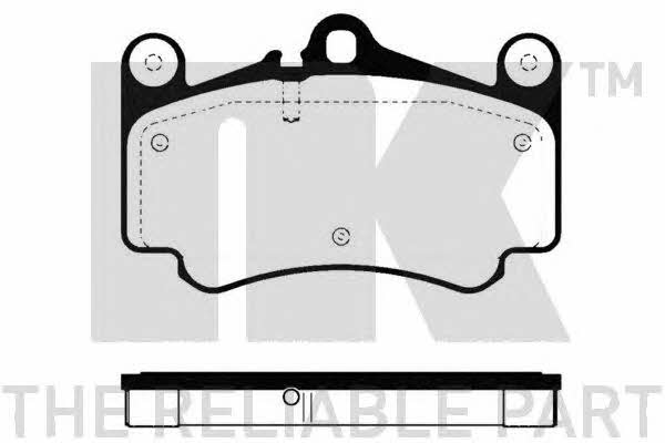 NK 225609 Brake Pad Set, disc brake 225609