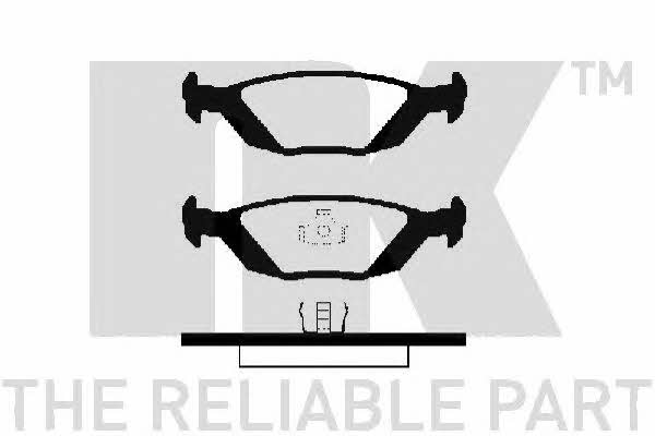 NK 229959 Brake Pad Set, disc brake 229959