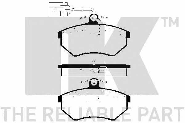 NK 229984 Brake Pad Set, disc brake 229984