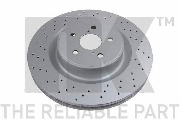 NK 3145151 Front brake disc ventilated 3145151