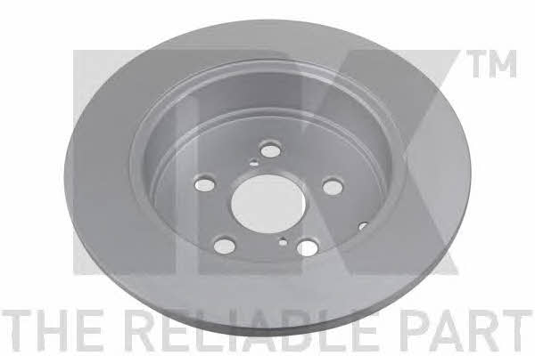 NK 314589 Rear brake disc, non-ventilated 314589