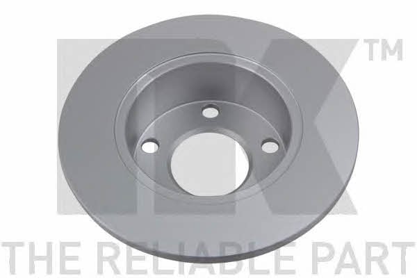 NK 314744 Rear brake disc, non-ventilated 314744