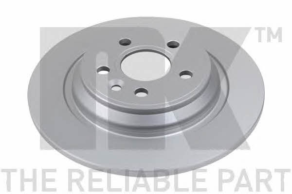NK 314857 Rear brake disc, non-ventilated 314857