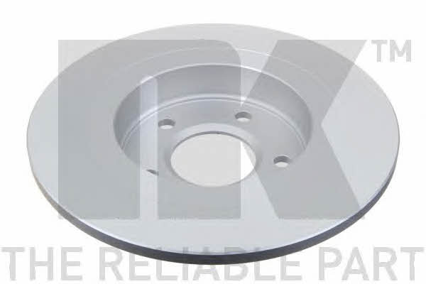 NK 315016 Rear brake disc, non-ventilated 315016