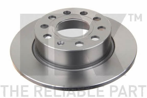 NK 344789 Rear brake disc, non-ventilated 344789