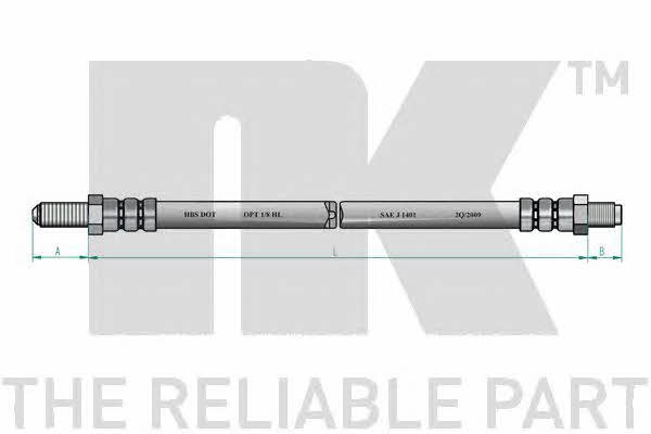 NK 851238 Brake Hose 851238