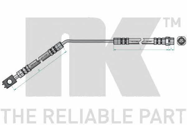 Flexible brake pipe BMW X5: 851528 NK Brake Hose