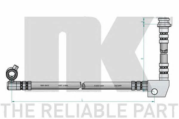 NK 852247 Brake Hose 852247