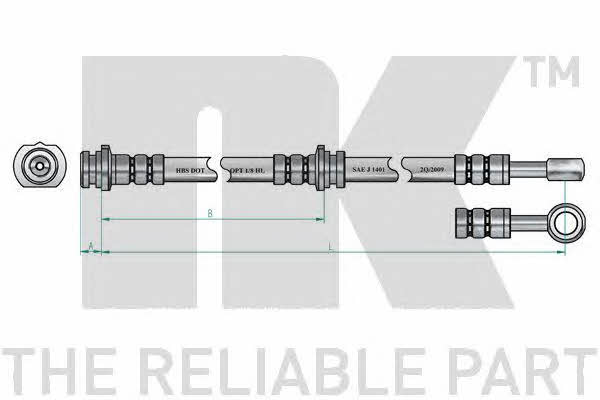 NK 852253 Brake Hose 852253