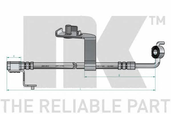 NK 8525107 Brake Hose 8525107