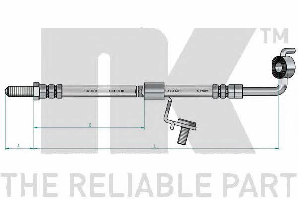 NK 8525117 Brake Hose 8525117