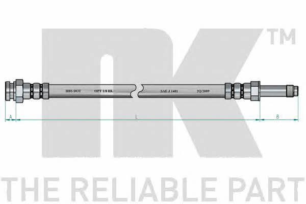 NK 852586 Brake Hose 852586 852586 NK Brake Hose