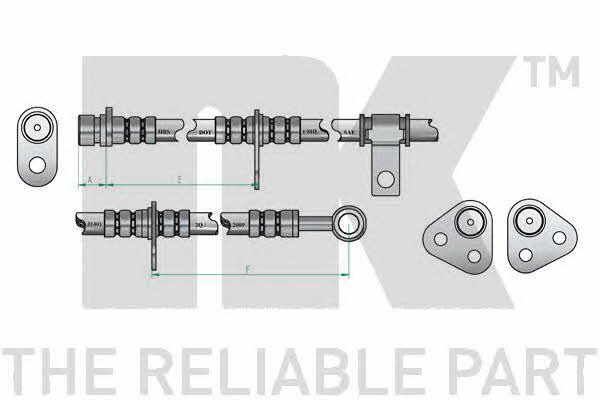 NK 852648 Brake Hose 852648