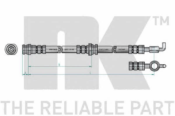 NK 853221 Brake Hose 853221