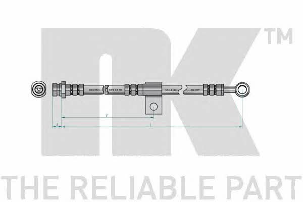 NK 853405 Brake Hose 853405 853405 NK Brake Hose