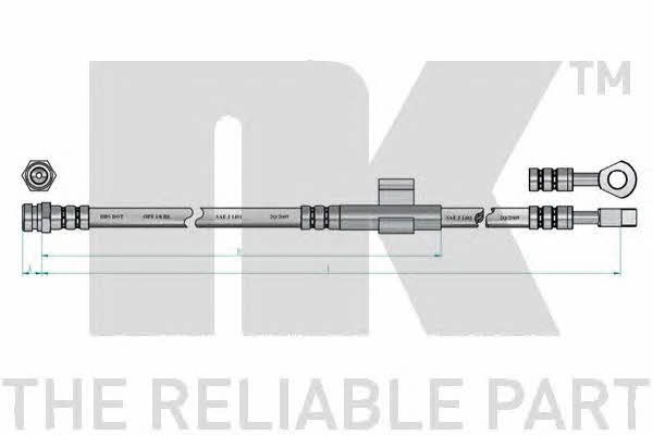 NK 853432 Brake Hose 853432