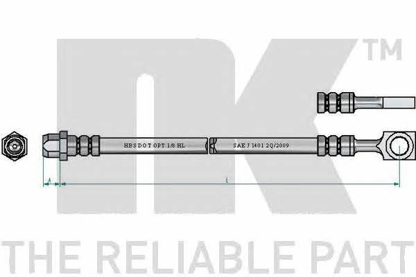 NK 854024 Brake Hose 854024