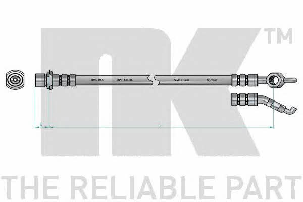 NK 8545154 Brake Hose 8545154 8545154 NK Brake Hose