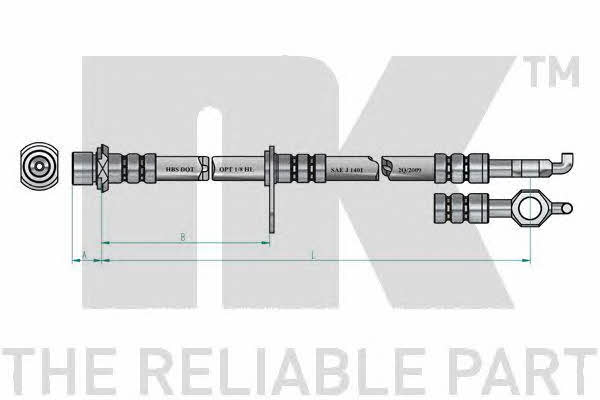 NK 854538 Brake Hose 854538