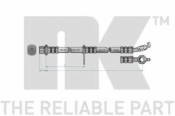 NK 854542 Brake Hose 854542