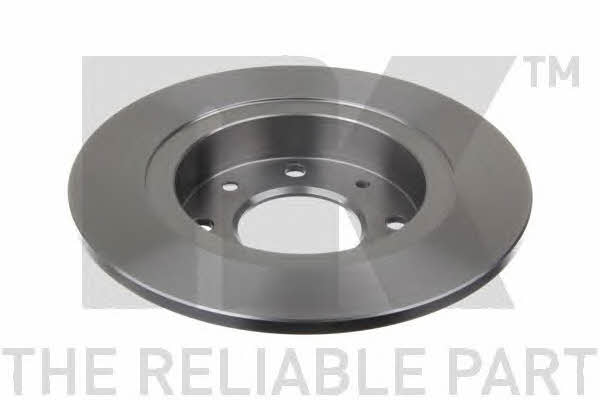 NK 203503 Rear brake disc, non-ventilated 203503