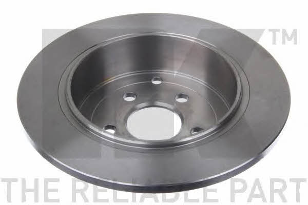 NK 204031 Rear brake disc, non-ventilated 204031