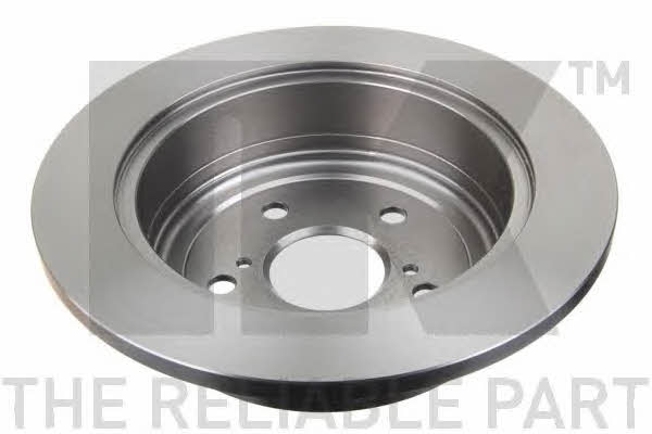 NK 204576 Rear brake disc, non-ventilated 204576