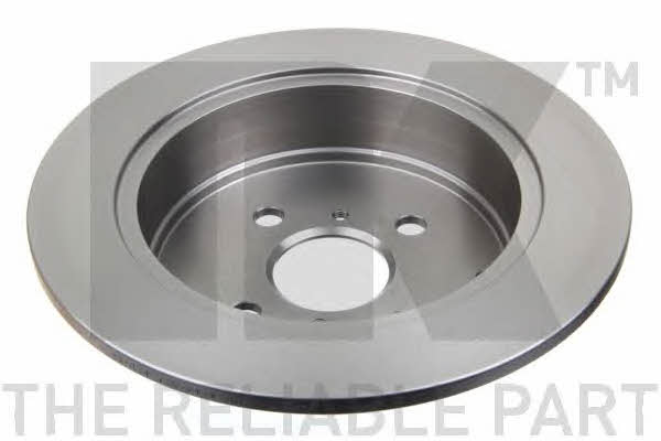NK 204581 Rear brake disc, non-ventilated 204581