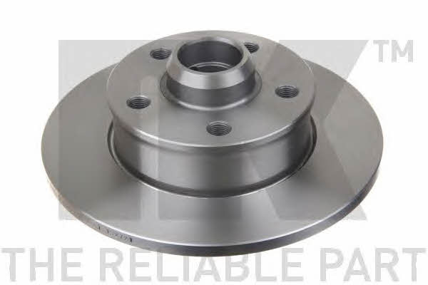 Rear brake disc, non-ventilated NK 204736