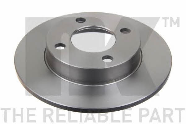 Rear brake disc, non-ventilated NK 204748