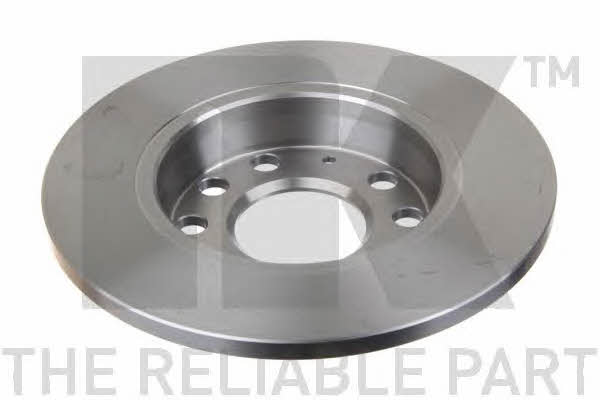 NK 204782 Rear brake disc, non-ventilated 204782