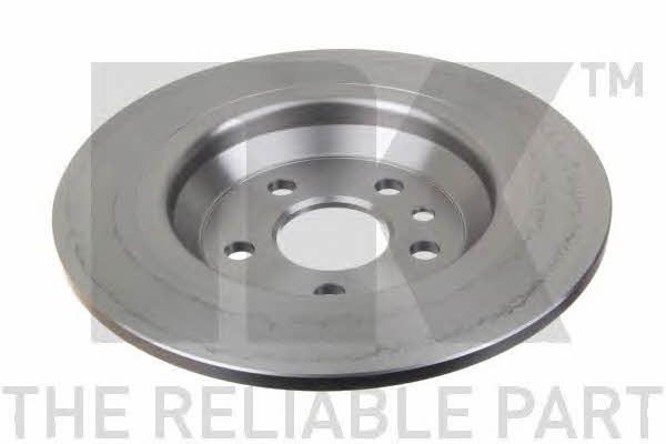 NK 204857 Rear brake disc, non-ventilated 204857