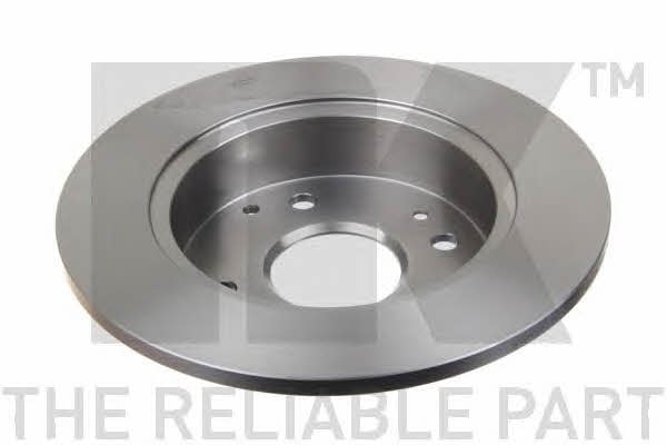 NK 209939 Rear brake disc, non-ventilated 209939
