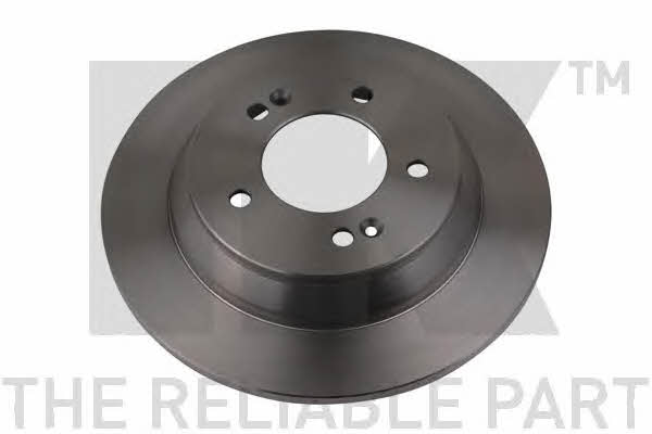 NK 203542 Rear brake disc, non-ventilated 203542