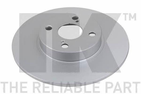 NK 314587 Rear brake disc, non-ventilated 314587
